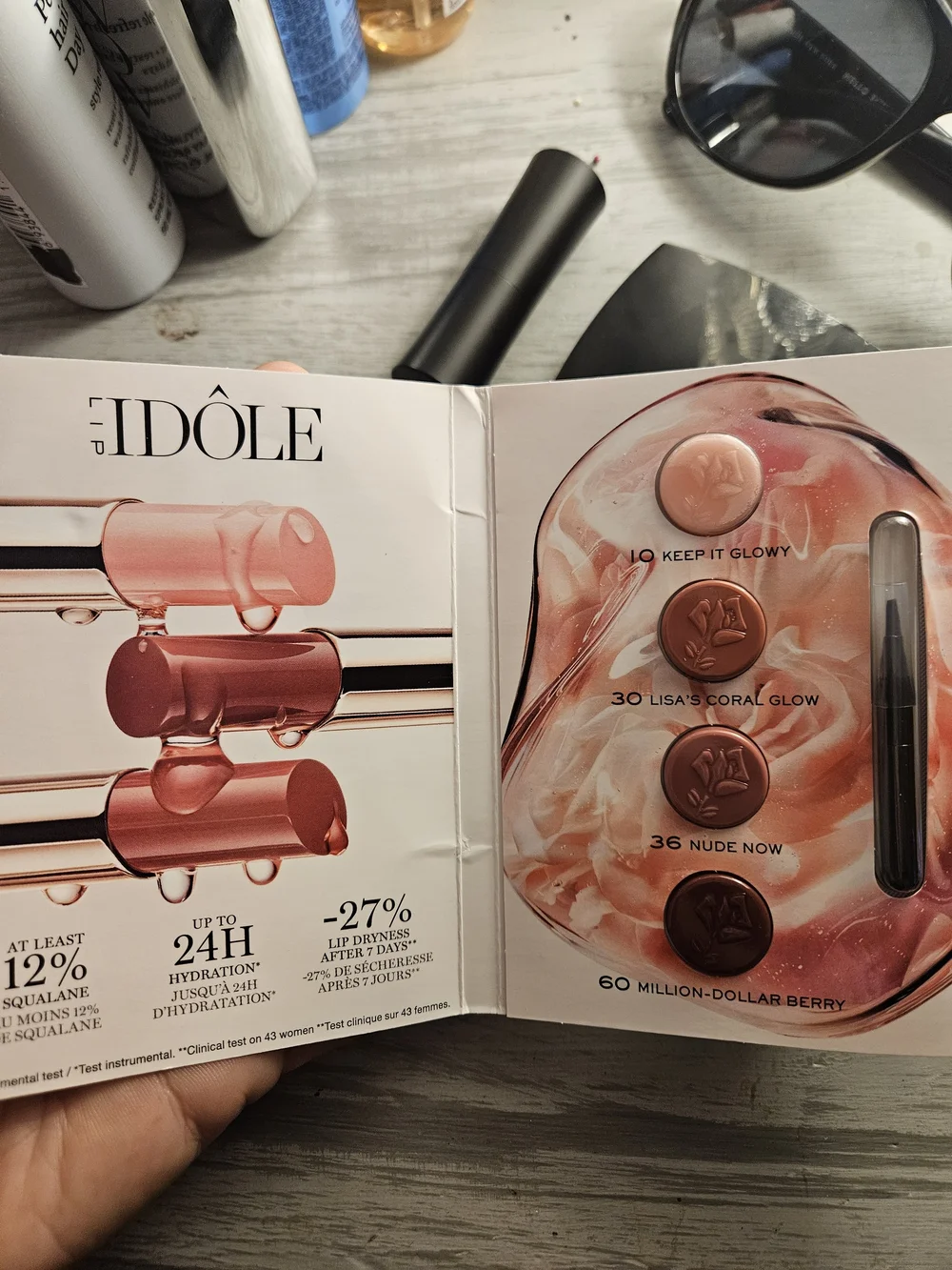 Lancome trio lipstick
